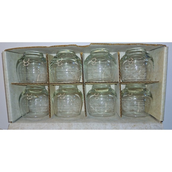 Lot Of 8 Vintage Libbey Tempo Cocktail Glasses Clear 4.5 Ounce - Picture 6 of 6